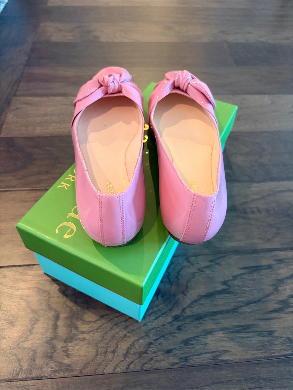 Kate Spade Nancy Pink Patent Flats Sz 7.5 - Picture 4 of 6